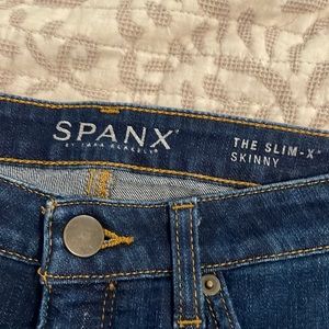 Spanx slim ankle cut jeans
